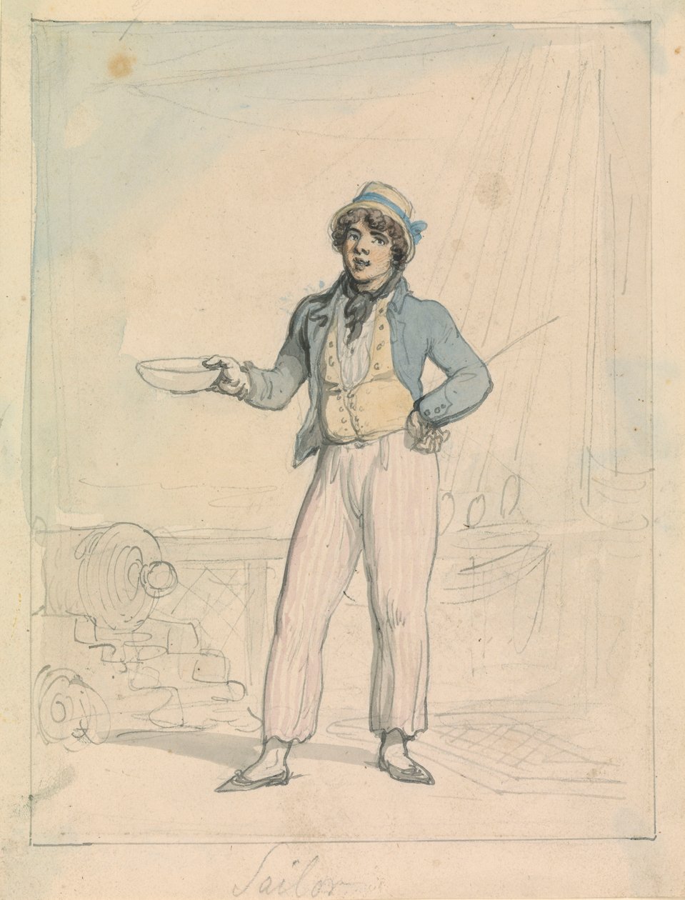 Marinheiro de Thomas Rowlandson