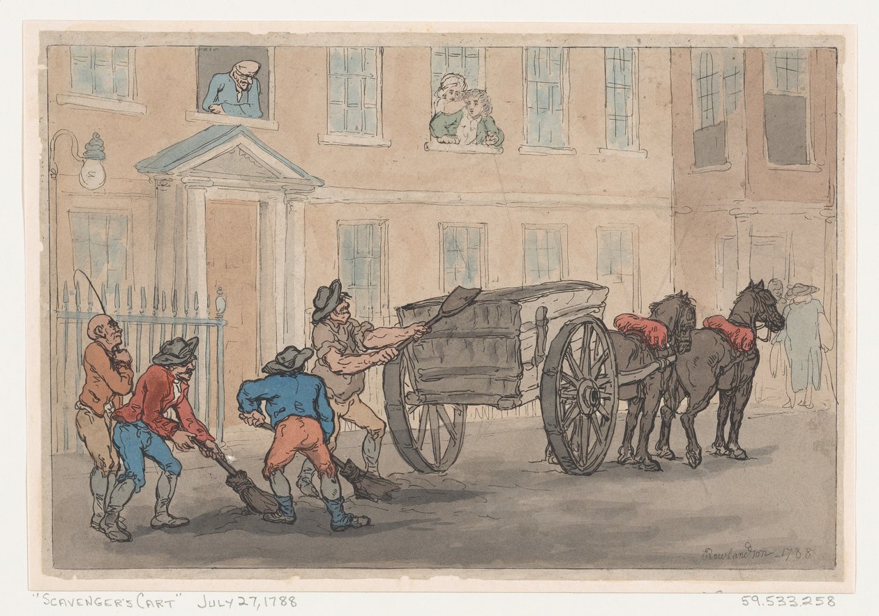 Carrinho do Catador, 1788., 1788. de Thomas Rowlandson