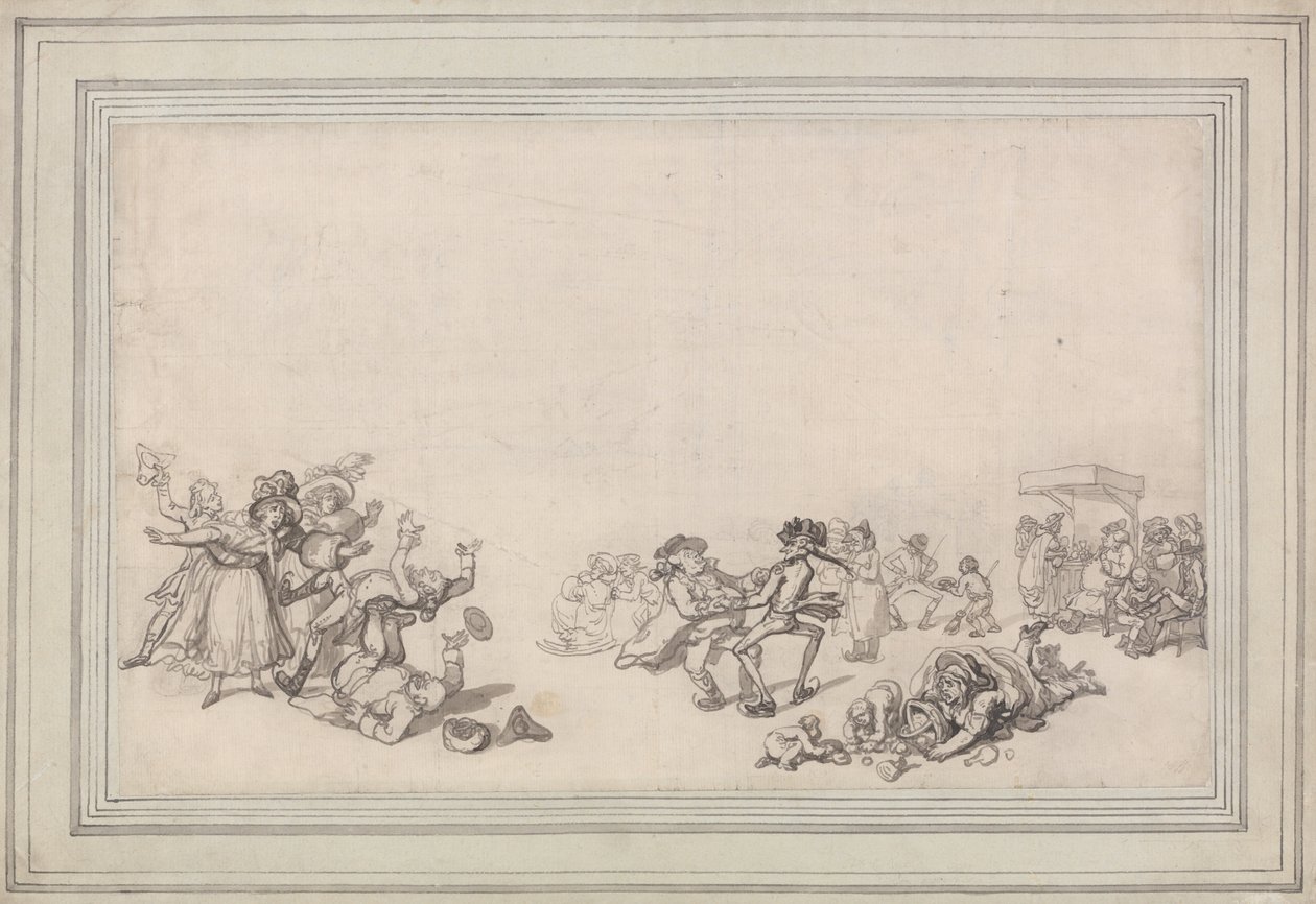 Patinar no Serpentine de Thomas Rowlandson
