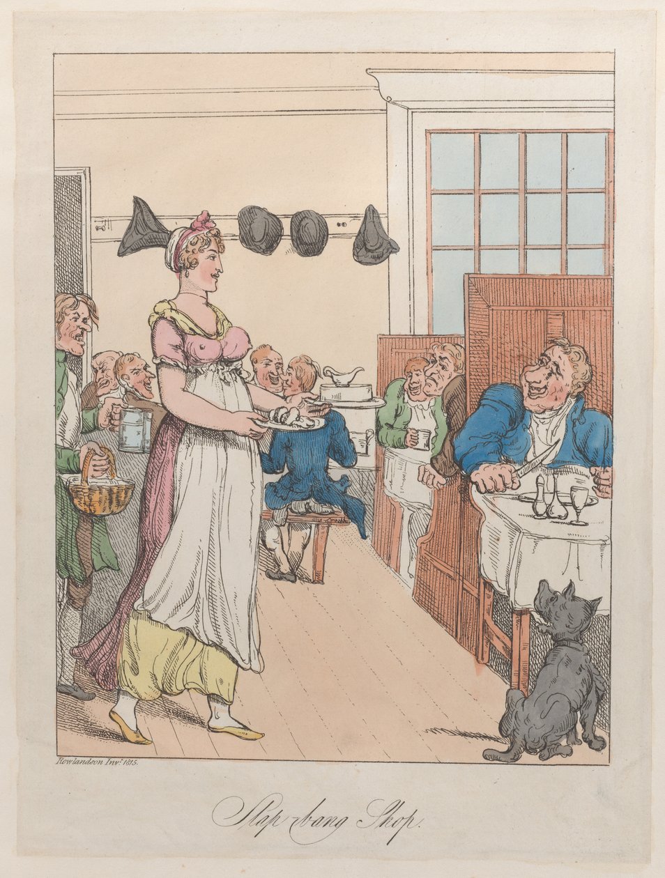 Slap-Bang Shop, 1815., 1815. de Thomas Rowlandson