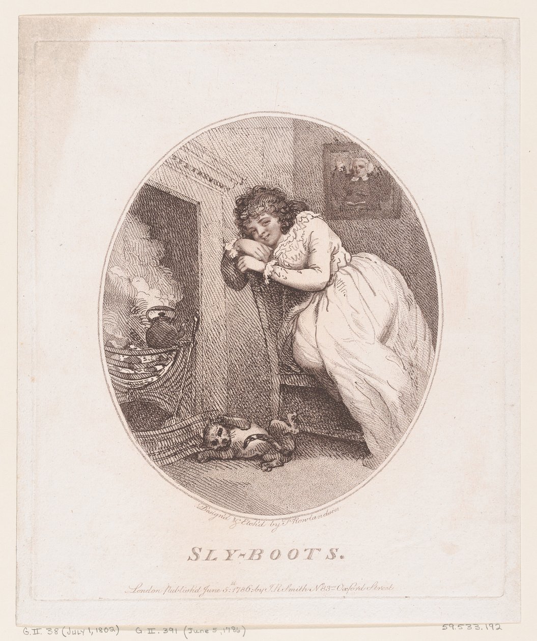 Sly-boots, 5 de junho de 1786., 5 de junho de 1786. de Thomas Rowlandson