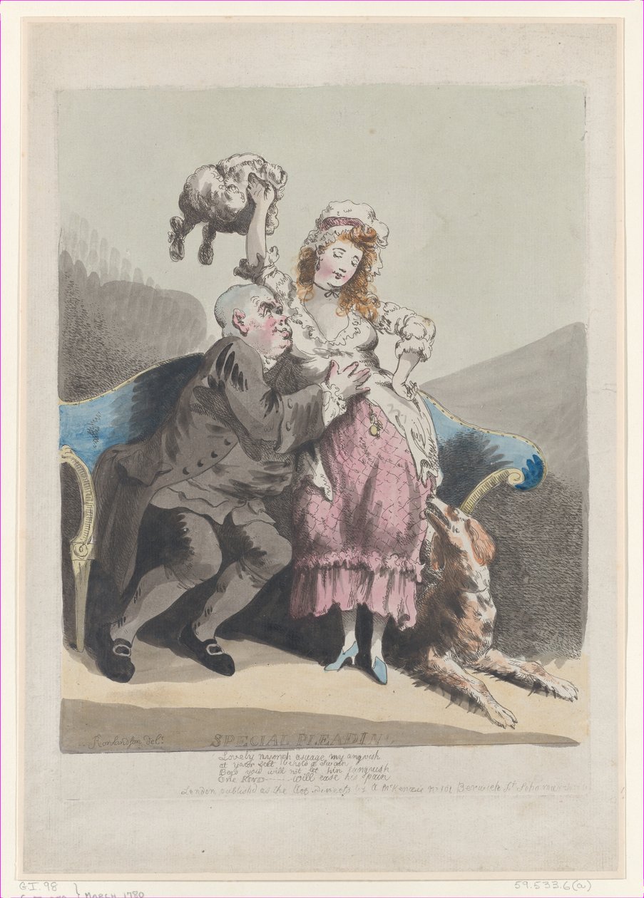 Petição Especial, março de 1780., março de 1780. de Thomas Rowlandson