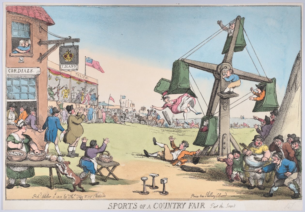 Sports of a Country Fair, Part the Second, 5 de outubro de 1810., 5 de outubro de 1810. de Thomas Rowlandson