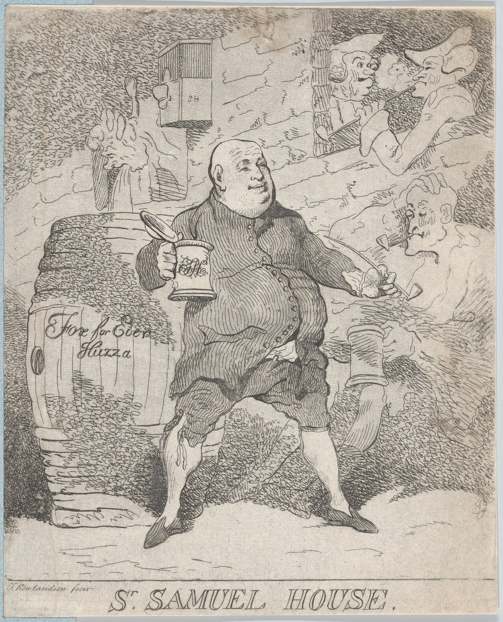 Sr. Samuel House, [1780] reeditado 1786-91., [1780] reeditado 1786-91. de Thomas Rowlandson