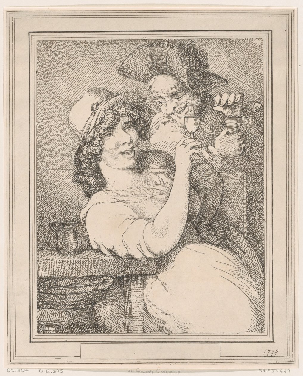 Corte de São Giles, 1799., 1799. de Thomas Rowlandson