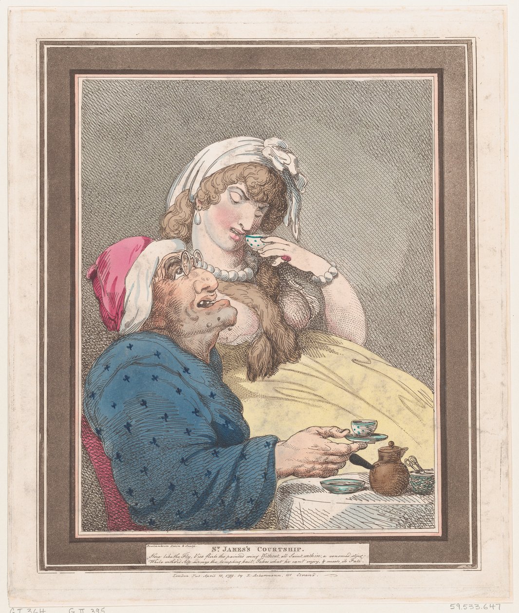 Namoro de St James, 10 de abril de 1799., 10 de abril de 1799. de Thomas Rowlandson