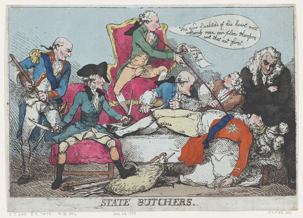 Açougues do Estado, 28 de janeiro de 1789., 28 de janeiro de 1789. de Thomas Rowlandson