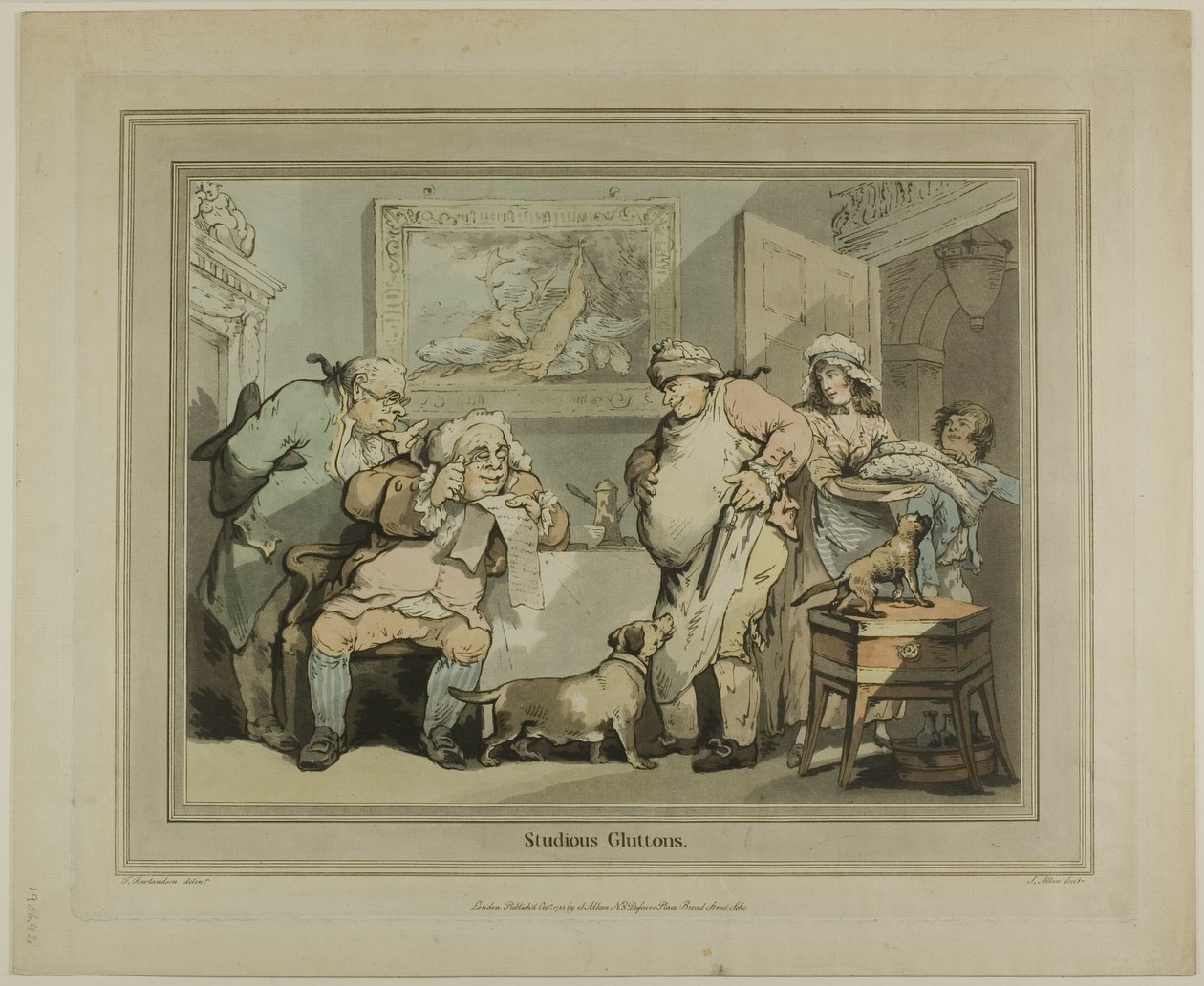 Glutões Estudiosos de Thomas Rowlandson