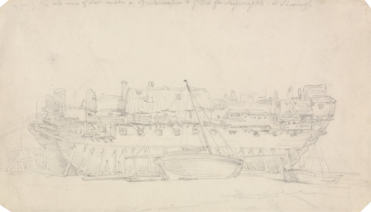 Estudo de um Hulk de Thomas Rowlandson