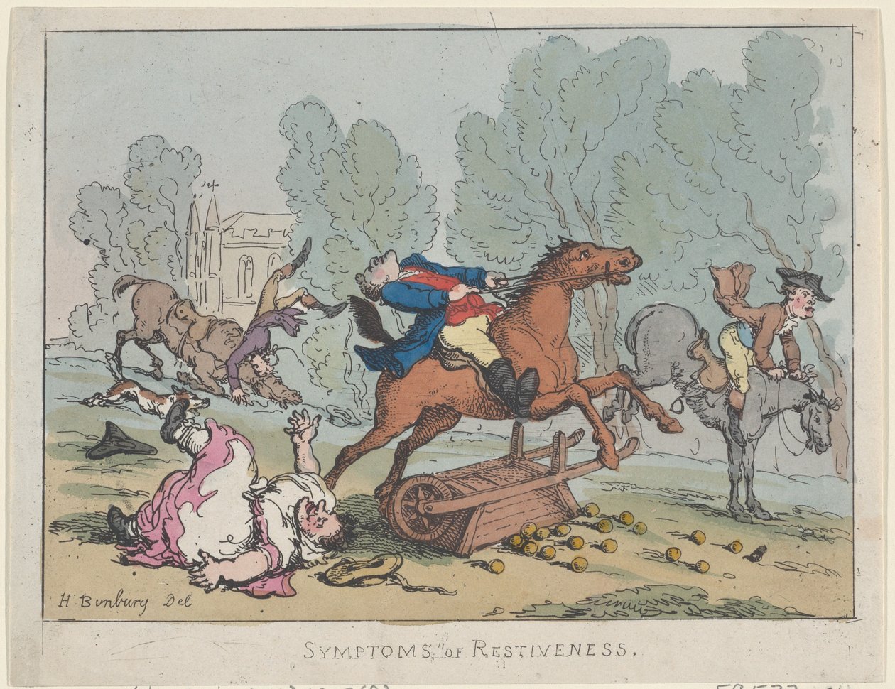 Symptoms of Restiveness, 1807 ., 1807 . de Thomas Rowlandson