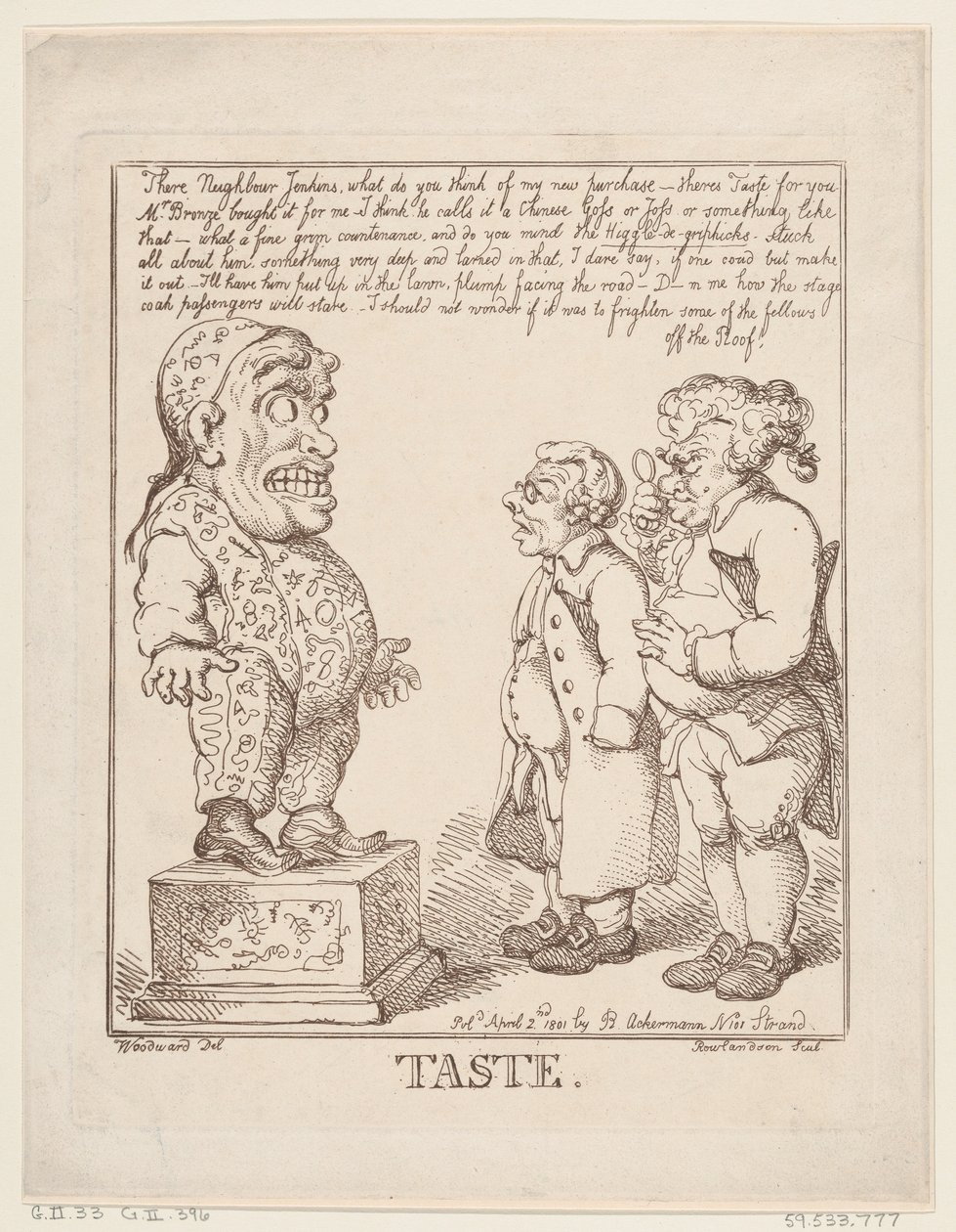 Gosto, 2 de abril de 1801., 2 de abril de 1801. de Thomas Rowlandson