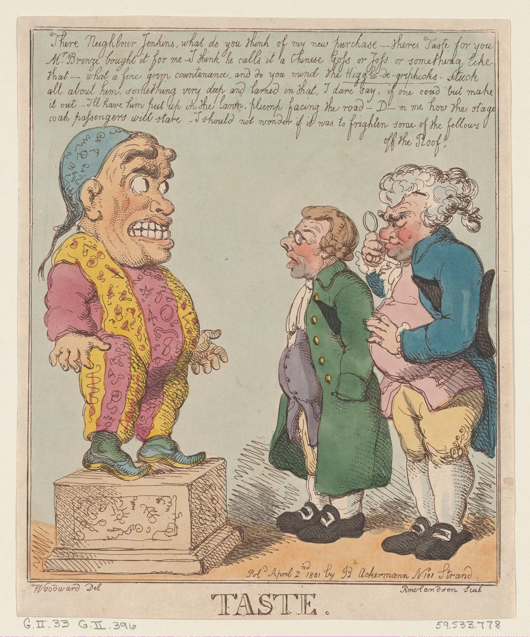 Gosto, 2 de abril de 1801., 2 de abril de 1801. de Thomas Rowlandson