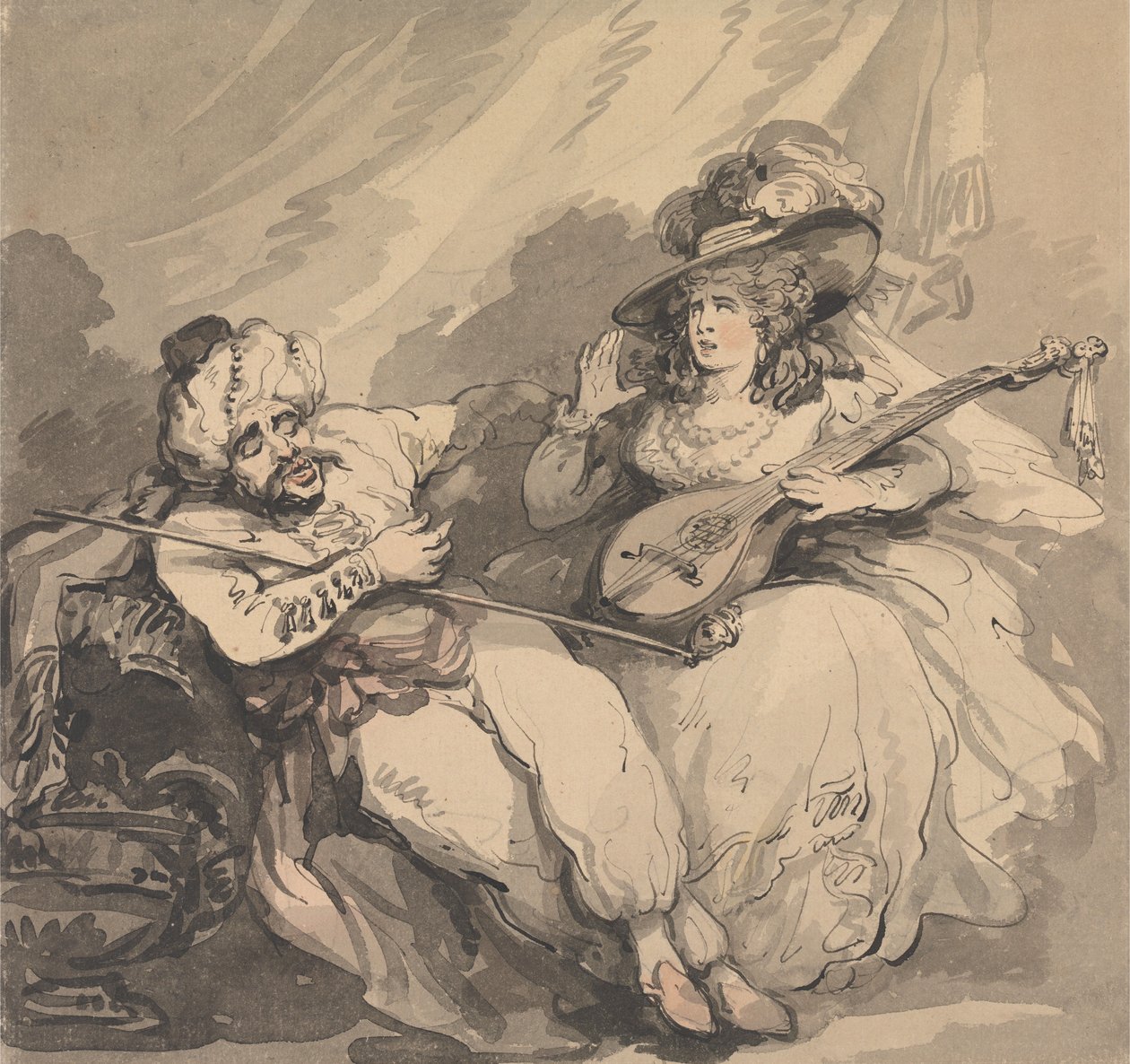 O Turco Apaixonado de Thomas Rowlandson