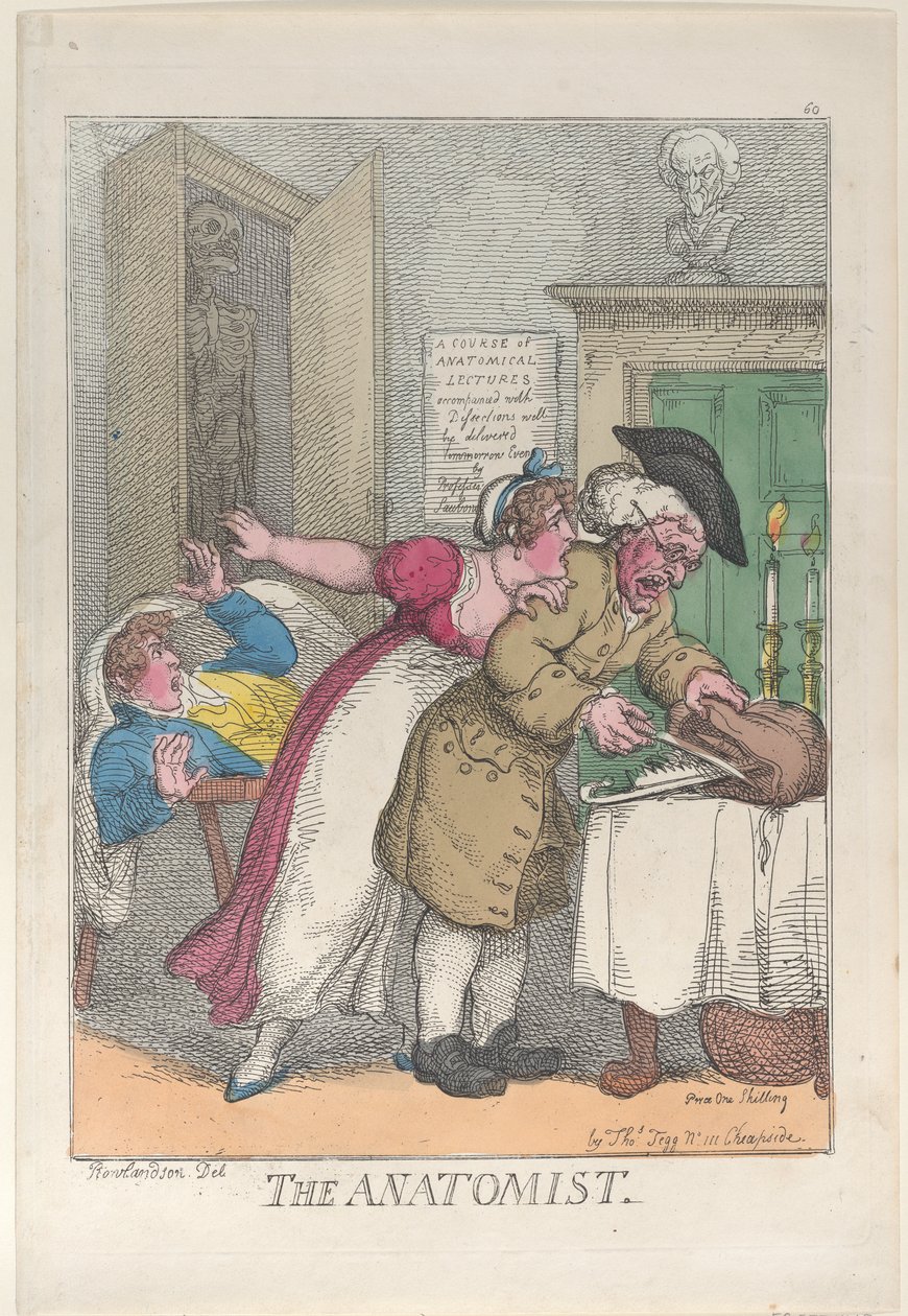 The Anatomist, 12 de março de 1811., 12 de março de 1811. de Thomas Rowlandson