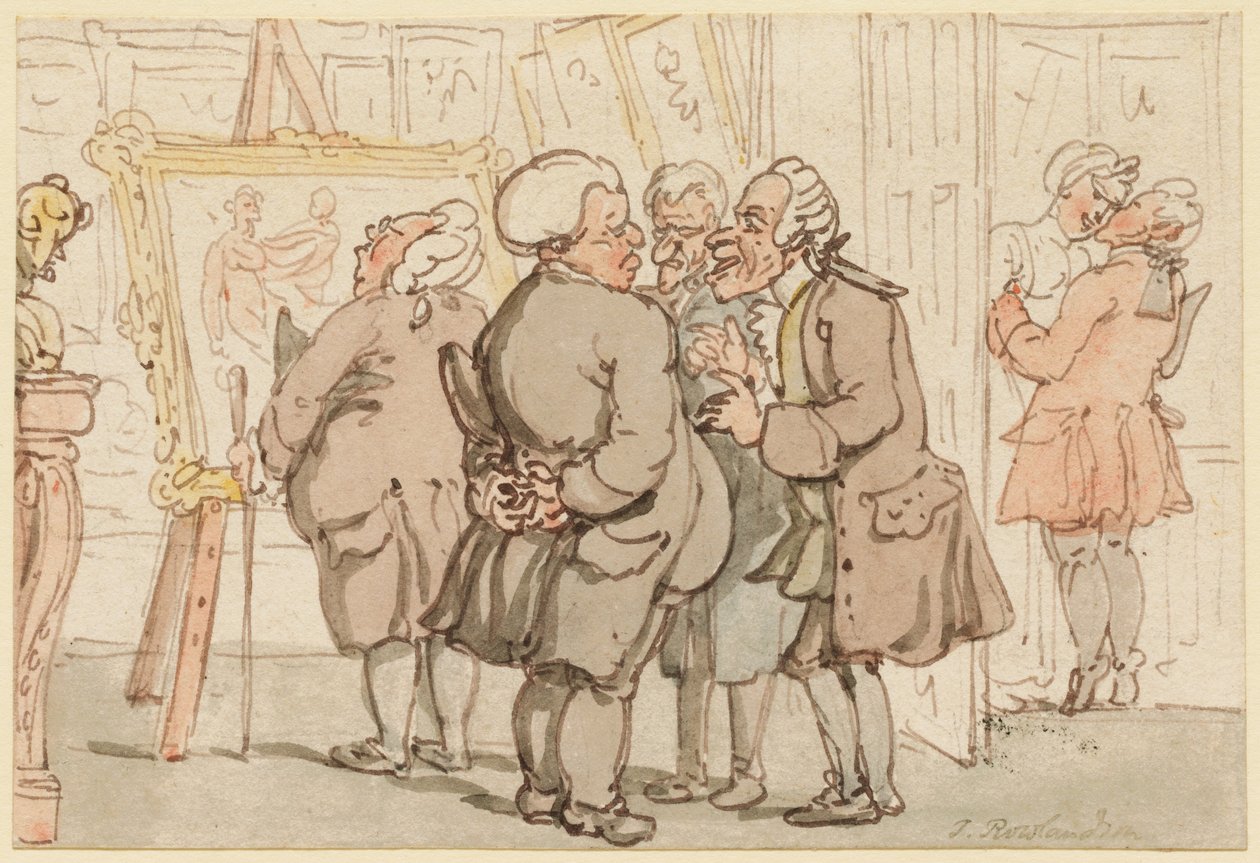 A galeria de arte de Thomas Rowlandson