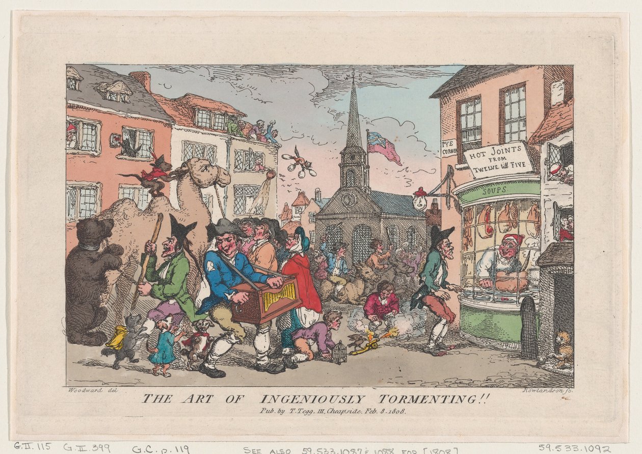 A arte de atormentar engenhosamente, 8 de fevereiro de 1808., 8 de fevereiro de 1808. de Thomas Rowlandson