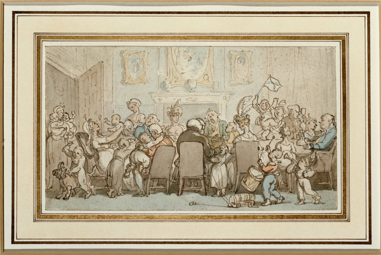 A Família Breedwell, 1807 de Thomas Rowlandson