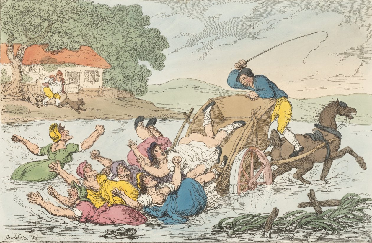 The Carter and the Gipsies, 10 de maio de 1815., 10 de maio de 1815. de Thomas Rowlandson
