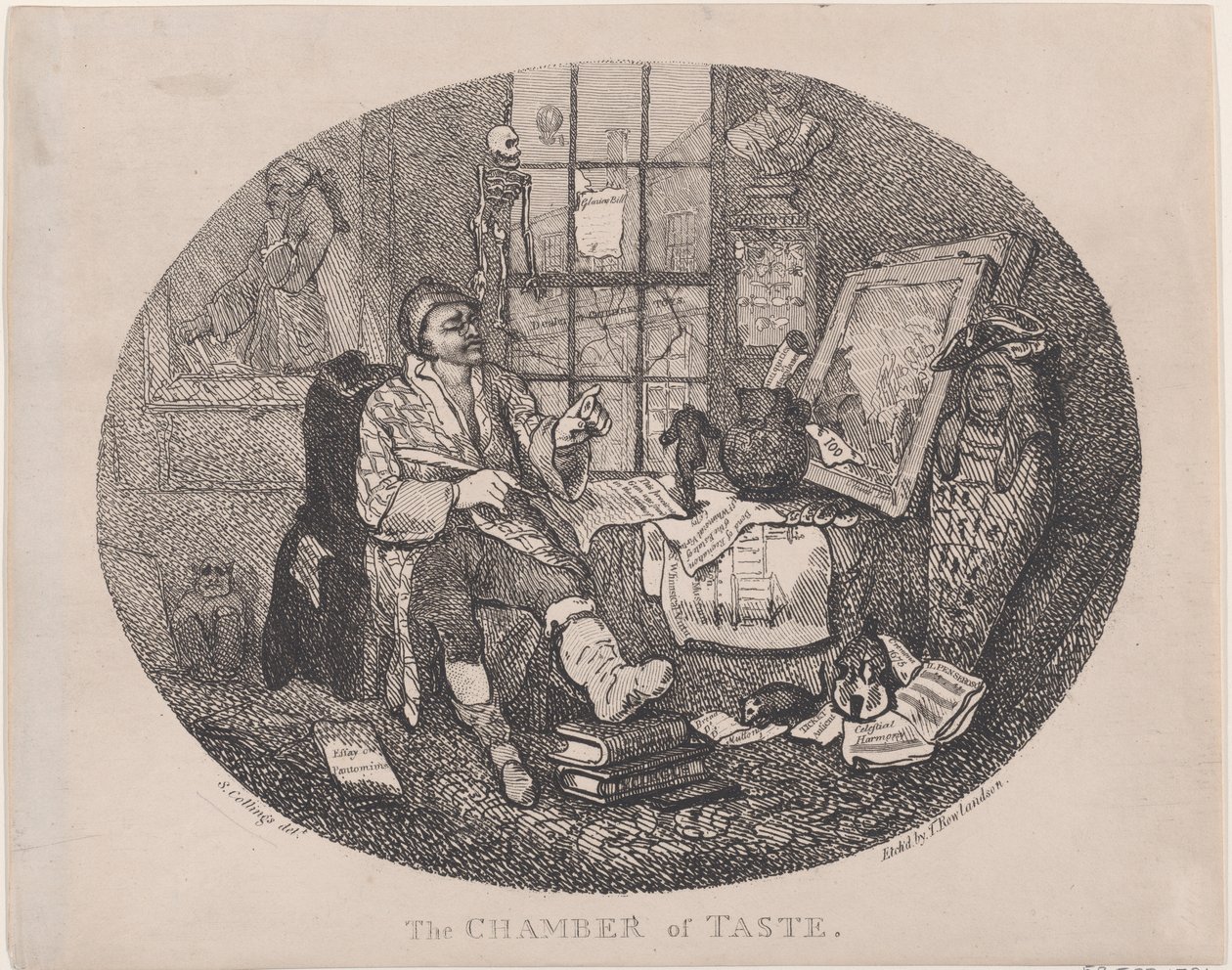 A Câmara do Gosto, c. 1785., c. 1785. de Thomas Rowlandson