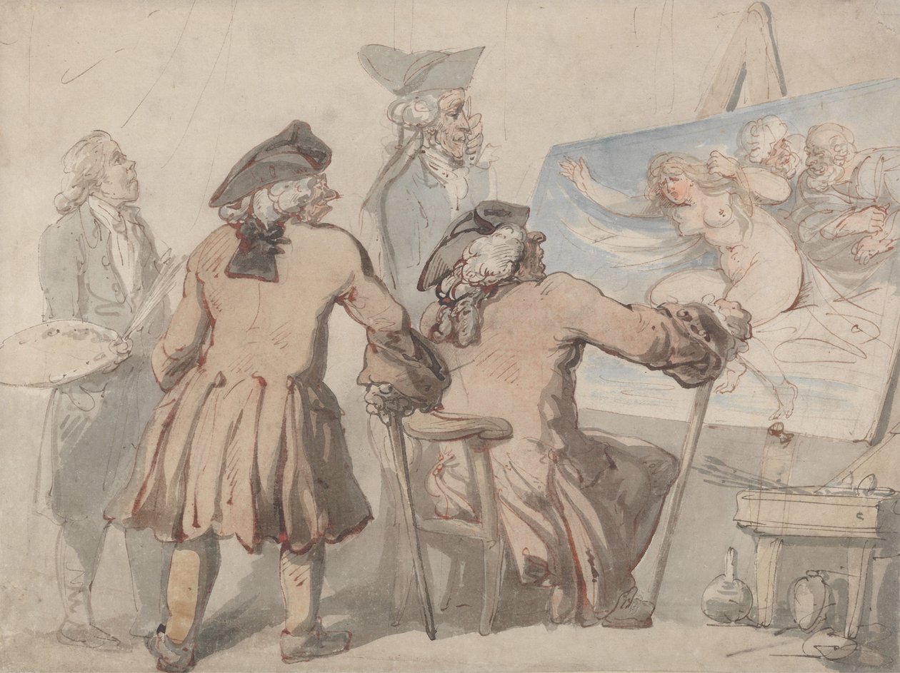 Os Conhecedores de Thomas Rowlandson