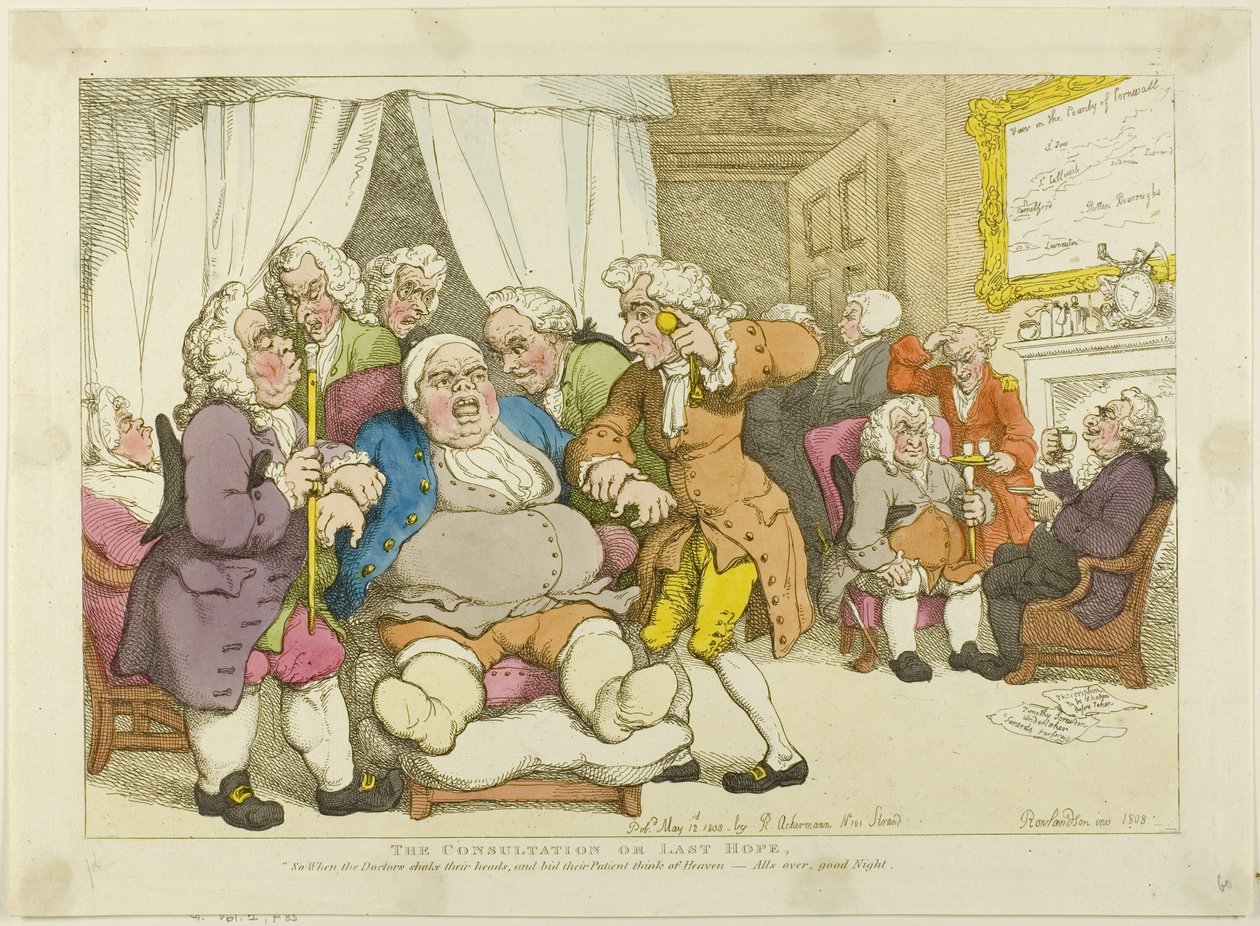 A consulta ou a última esperança de Thomas Rowlandson