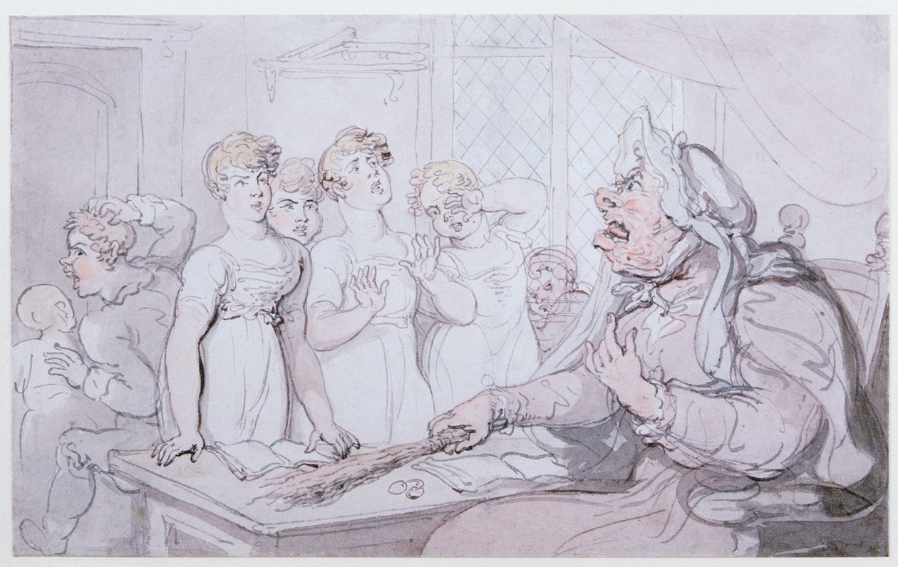 A senhora cruel de Thomas Rowlandson