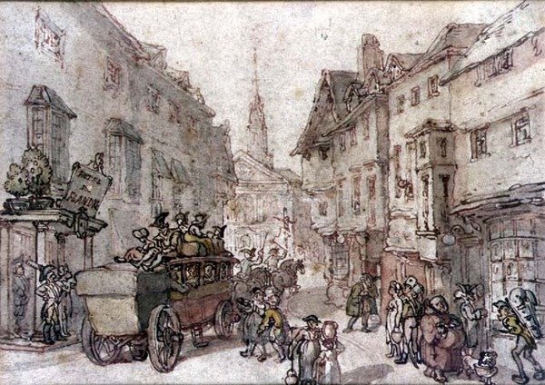 A Diligência de Thomas Rowlandson