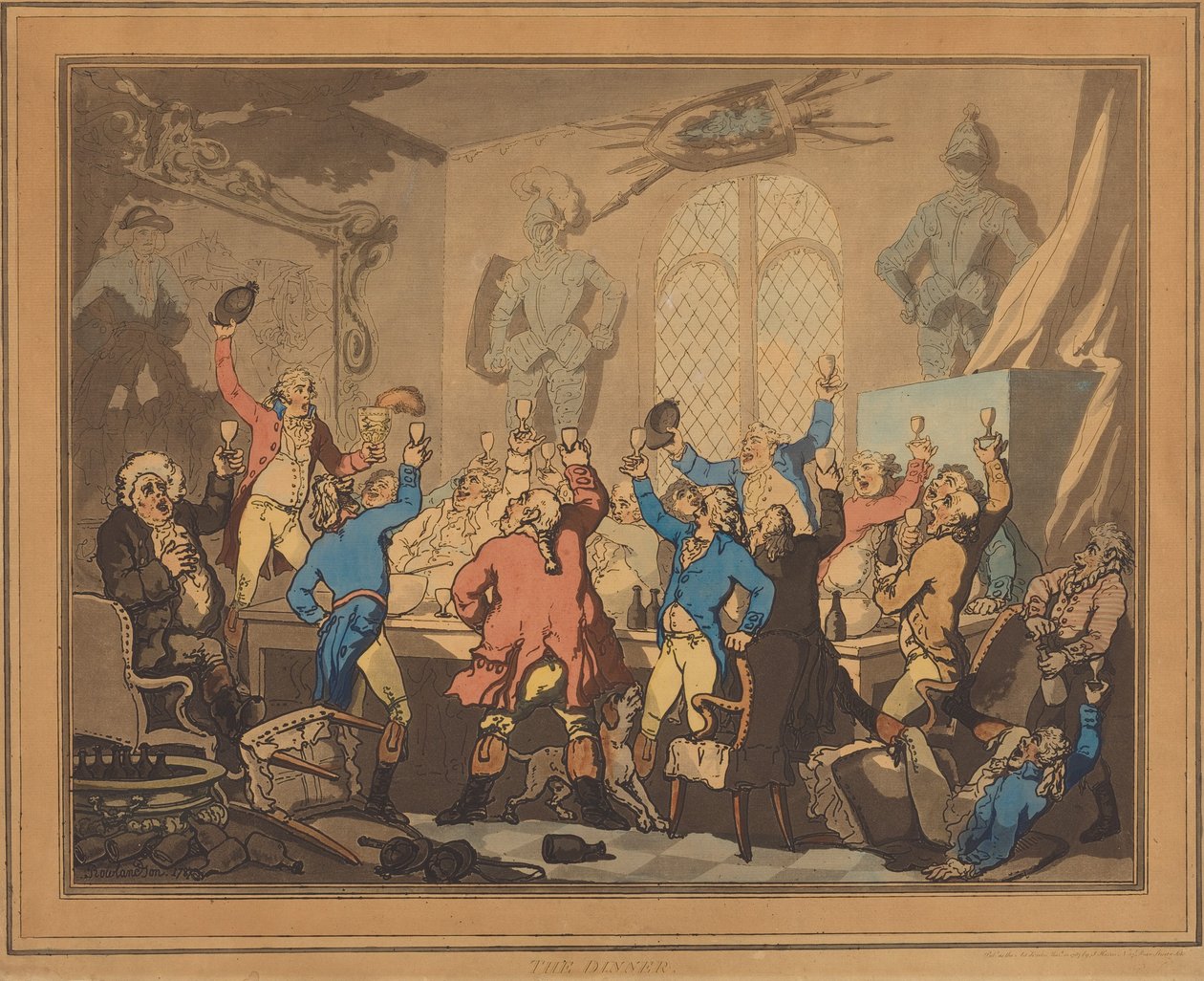 O Jantar de Thomas Rowlandson
