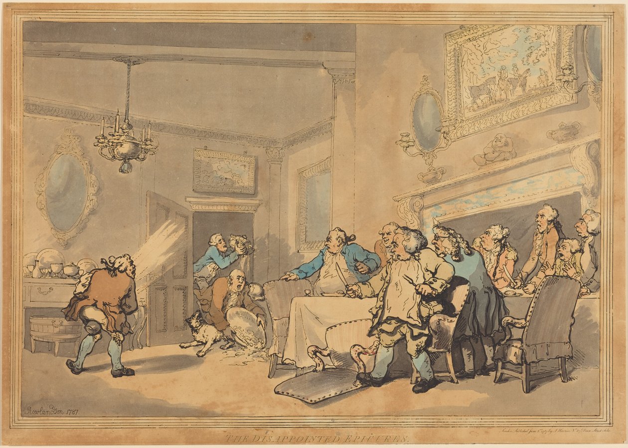 Os Epicuristas Desiludidos de Thomas Rowlandson