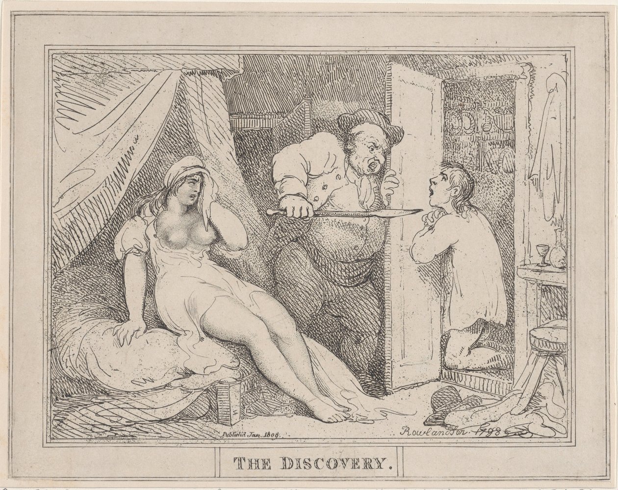 A descoberta, janeiro de 1809., janeiro de 1809. de Thomas Rowlandson