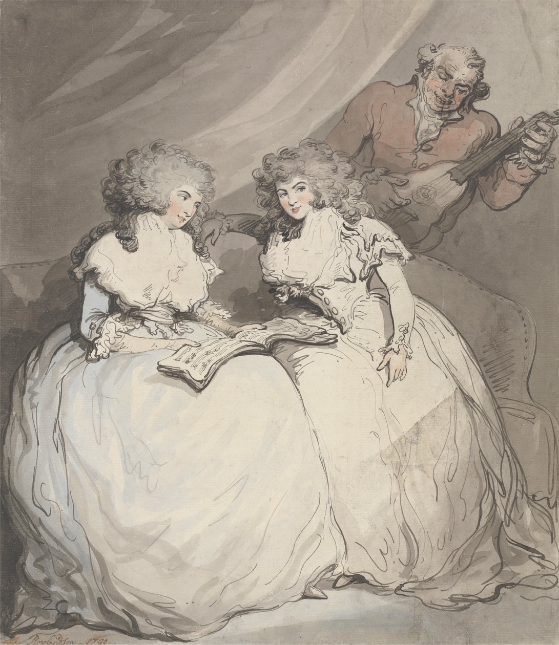 A Duquesa de Devonshire e a Condessa de Bessborough de Thomas Rowlandson