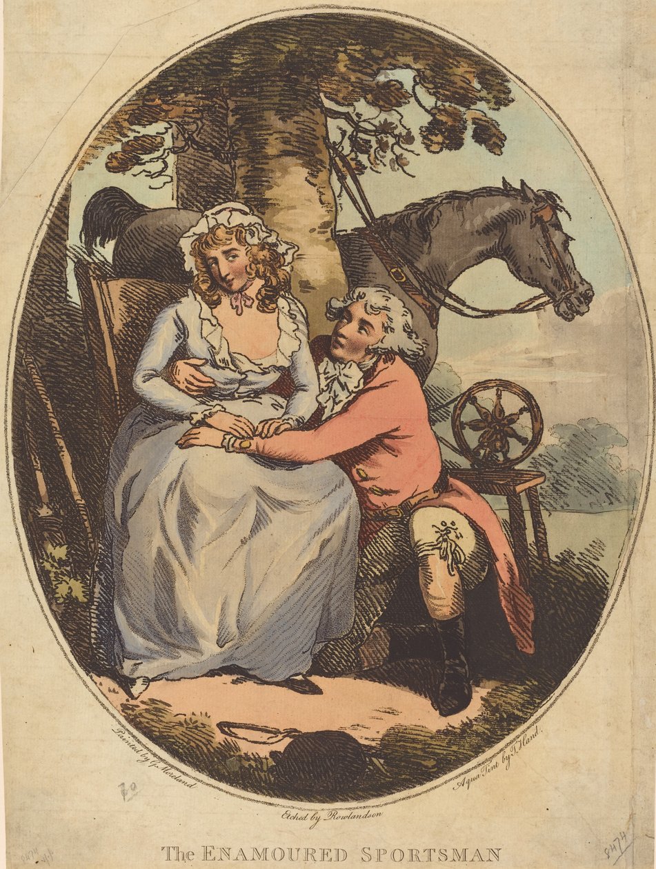 O Desportista Apaixonado. de Thomas Rowlandson