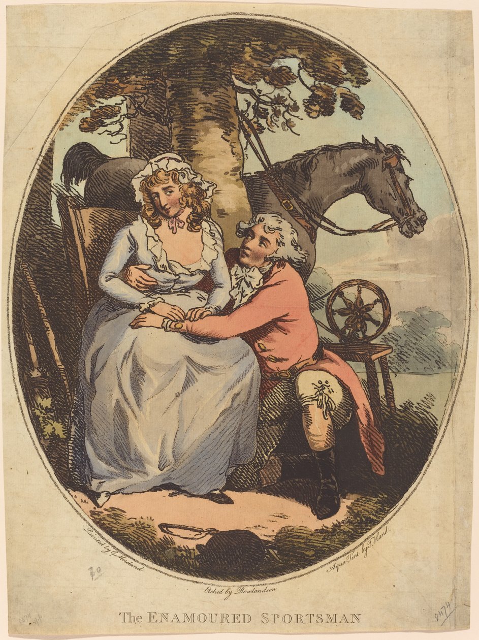 O esportista apaixonado de Thomas Rowlandson