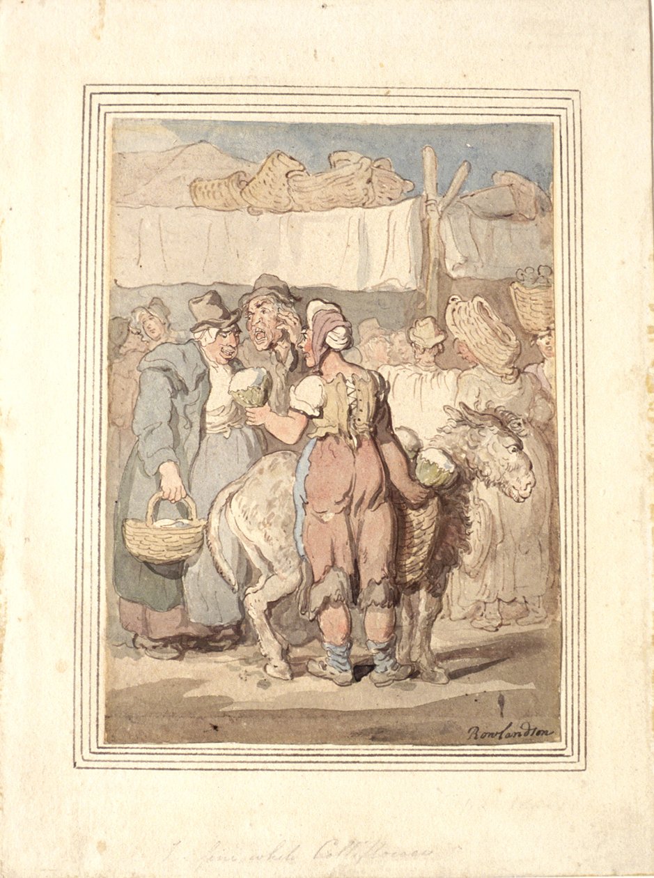 A bela couve-flor branca de Thomas Rowlandson