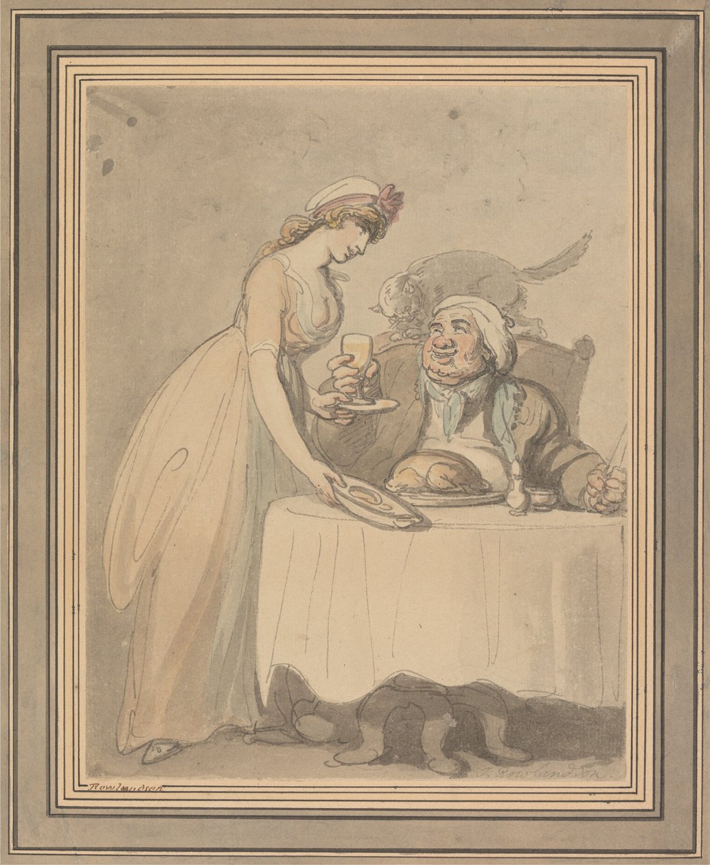 The Gourmand de Thomas Rowlandson