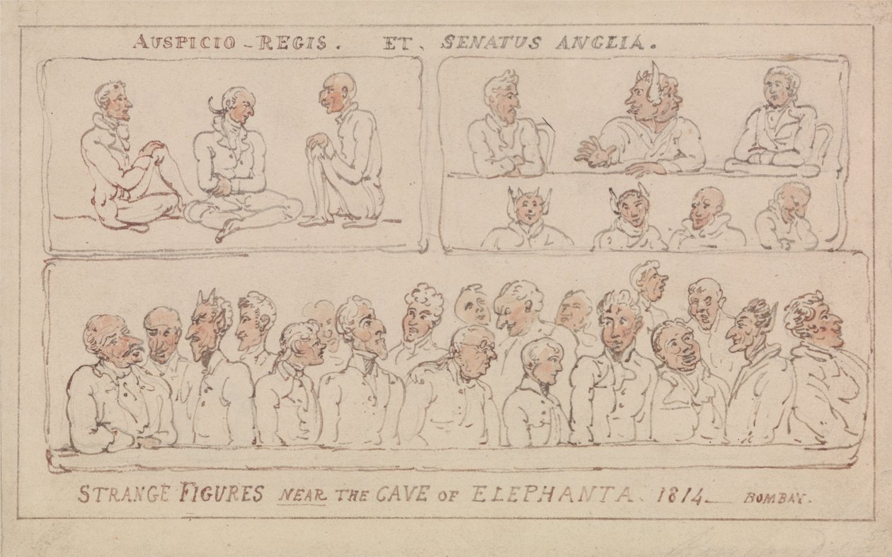 O Grão-Mestre ou As Aventuras de Qui Hi no Hindustão de Thomas Rowlandson