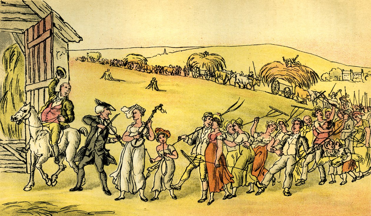 A Casa da Colheita de Thomas Rowlandson
