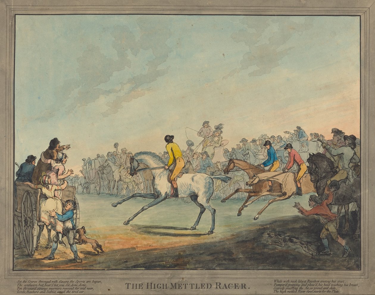 O Corredor de Grande Coragem de Thomas Rowlandson