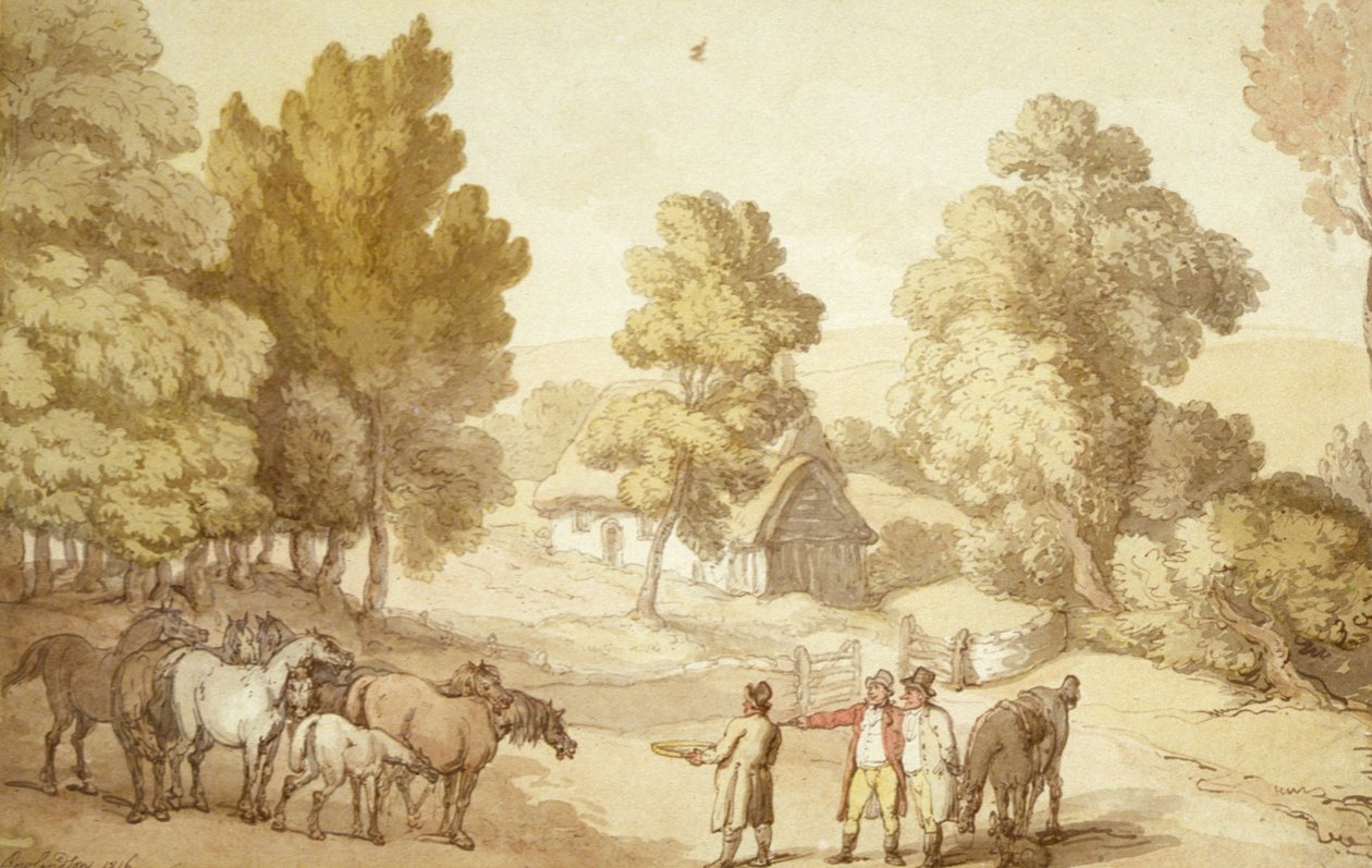O Comerciante de Cavalos de Thomas Rowlandson