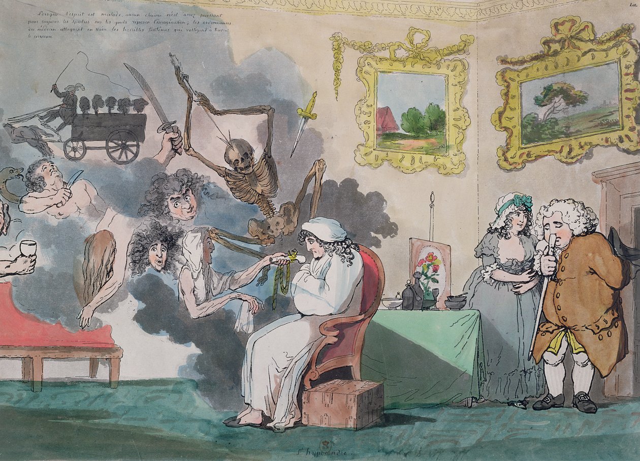 O hipocondríaco de Thomas Rowlandson
