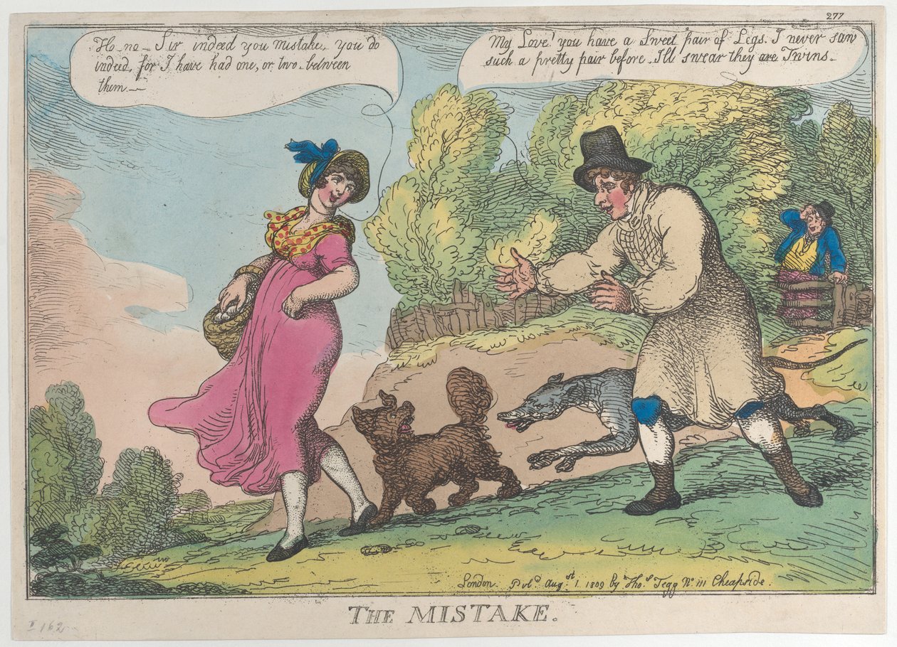 O Erro, 1º de agosto de 1809., 1º de agosto de 1809. de Thomas Rowlandson