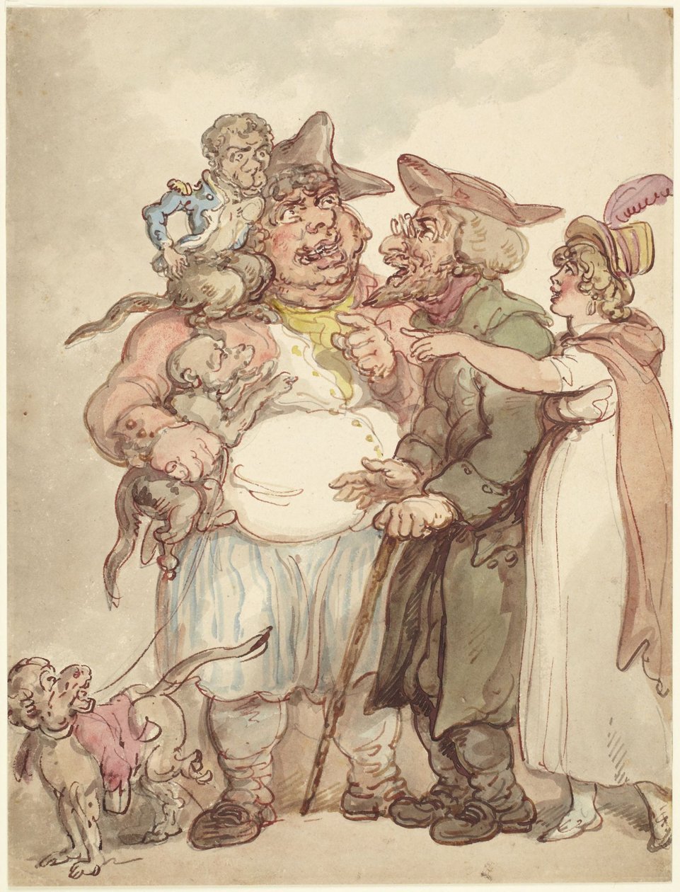 O Comerciante dos Macacos de Thomas Rowlandson