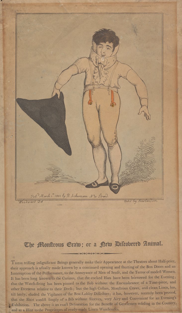 O Monstro Rastejante; ou Um Animal Recém-Descoberto de Thomas Rowlandson
