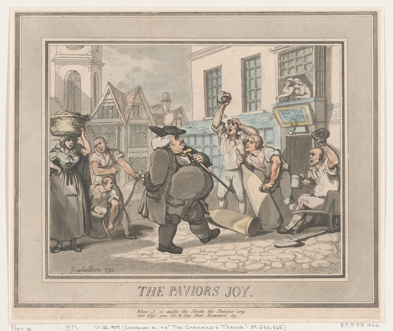 A Alegria do Pavio, 1792., 1792. de Thomas Rowlandson