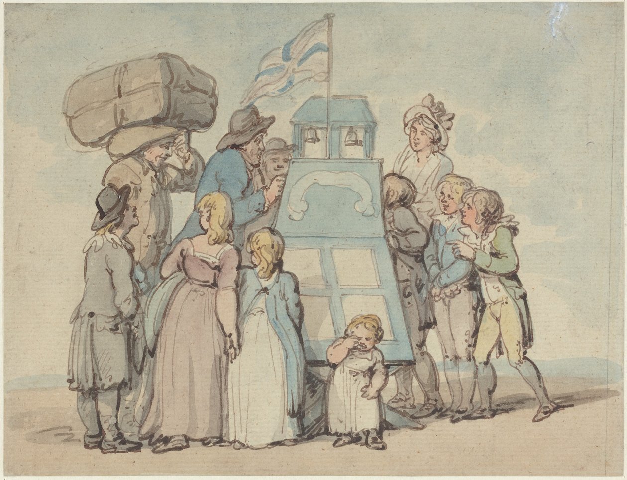 O Peep Show de Thomas Rowlandson