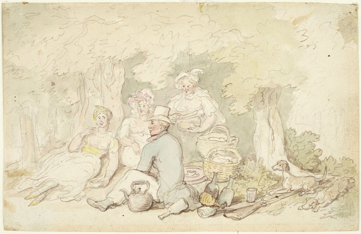 O piquenique de Thomas Rowlandson