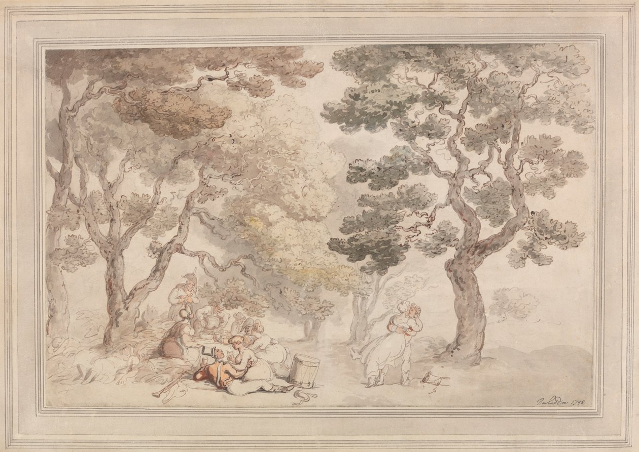 O piquenique de Thomas Rowlandson