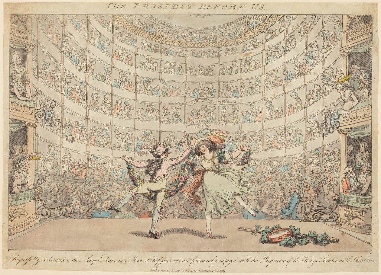 A Perspectiva que temos diante de nós, n.º 2 de Thomas Rowlandson
