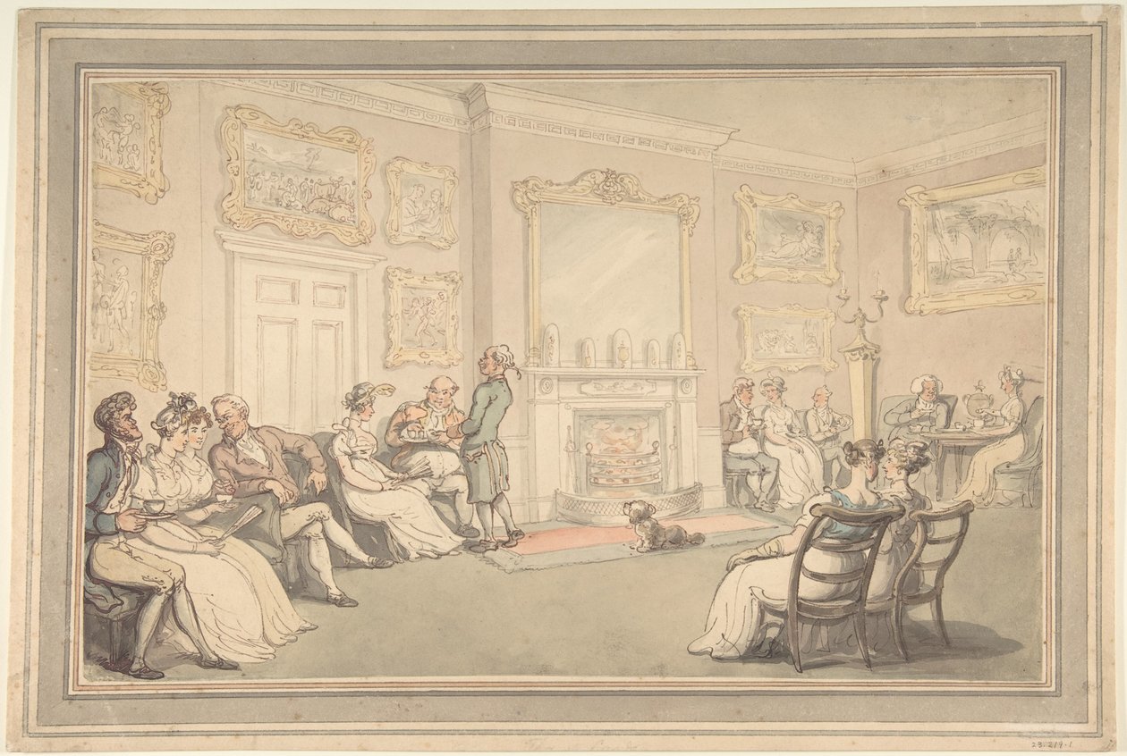 A Recepção de Thomas Rowlandson