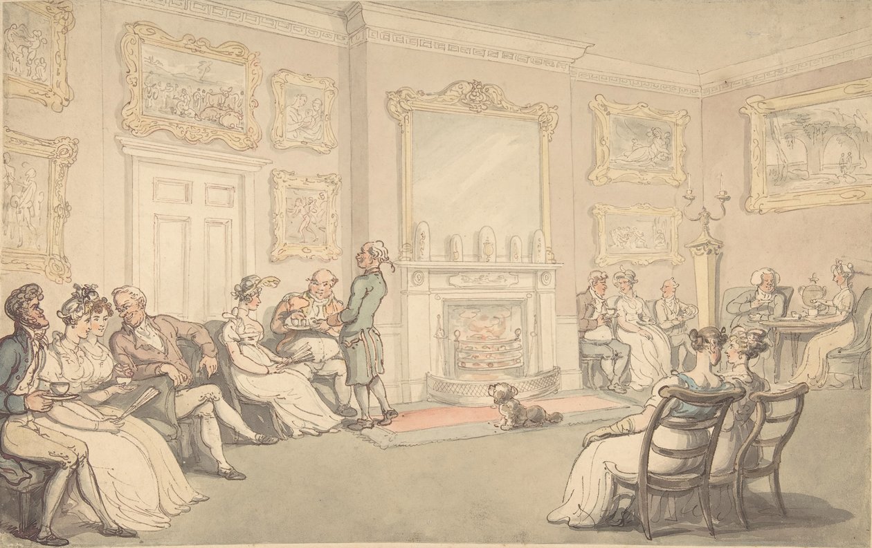 A Recepção, 1780-1827. de Thomas Rowlandson